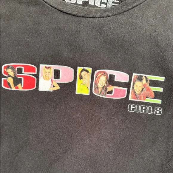 Spice Girls Graphic Baby Tee | Cropped Y2K Pop Band T-Shirt | M - Picture 4 of 6